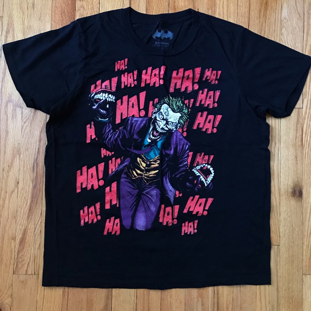 Batman Joker Graphic Tee - Black XL